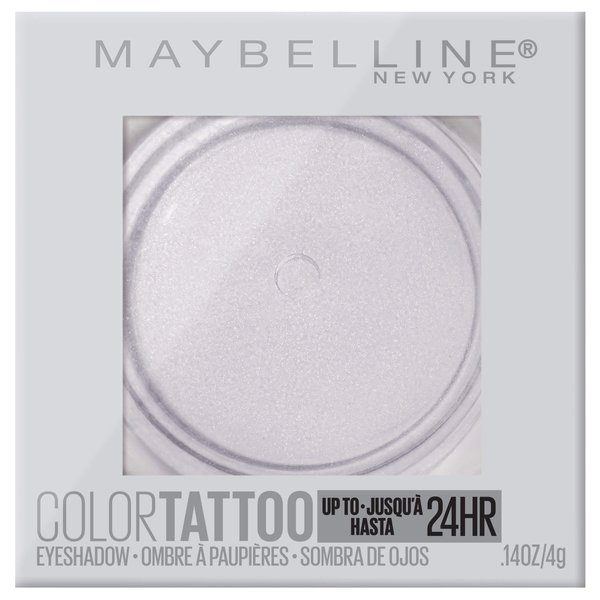 Maybelline New York Color Tattooup to 24HR Longwear Waterproof Fade Resistant Crease Resistant Blendable Cream Eyeshadow Pots Makeup, Chill Girl, 0.14 oz.