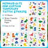 10 Sheets Dinosaur Temporary Tattoos,Fake Tattoo Stickers for Boys and Girls Party Favors Supplies,Dinosaur Animals Tattoos for Kids Birthday Party Supplies