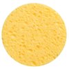 ForPro Compressed Cellulose Sponge - Round Face and Body Sponge - Natural Yellow - 2.75’’ - 12-Count