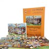 Wooden Jigsаw Puzzle for Adults - Uniquely Shaped Pieces - Made in The USA by FoxSmartBox - 373 Pieces - Thanksgiving Banquet