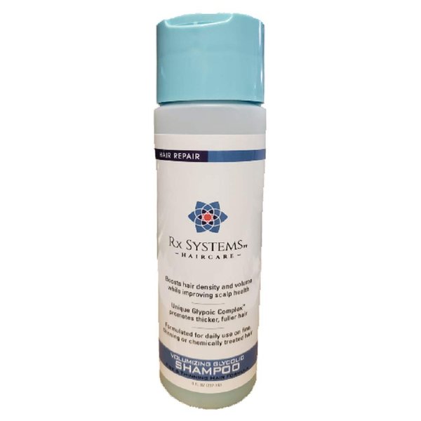Rx Systems PF Volumizing Glycolic Shampoo | Hair Growth Treatment For Men And Women, Stops Thinning While Strengthening, Thickening, Volumizing. Shampoo for Hair Growth and Hair Loss