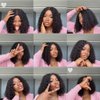 Water Wave Bob Wig Human Hair Glueless Pre Plucked Pre Cut Short Wear and Go Glueless Bob Wigs For Black Women 12" Bob Cut Wet and Wavy Swiss HD Lace Closure Wig 4x4 180% Density Middle Part Black