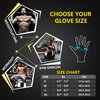 ihuan Workout Gloves for Men Full-Finger: Weight Lifting Gloves for Men, Gym Lifting Gloves Full Hand Gloves for Weightlifting, Deadlift