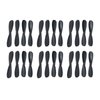 skrnrhrery Mini Propeller, Suitable for RC Aircraft Special Nylon Props Central axis 0.8MM Blade Length 46/42/37/MM Positive and Negative AB propellers Mini Quadcopter Accessories (46mm)