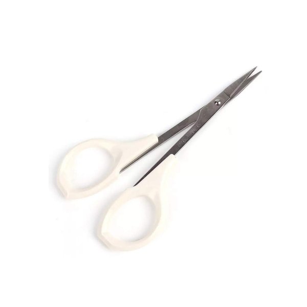 EMILYSTORES 4 Inch Stainless Steel Premium Manicure Scissors 1PC Multi-Purpose Cuticle Pedicure Beauty Grooming Kit for Nail, Eyebrow, Eyelash, Dry Skin Striaght Blade