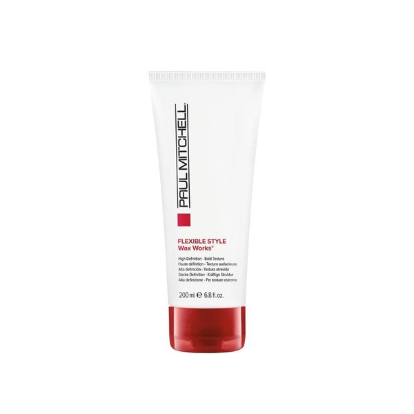 Paul Mitchell Wax Works Hair Gel, High Definition, Bold Texture, For All Hair Types, 6.8 fl. oz.