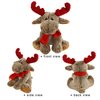 BSTAOFY LED Musical Reindeer Christmas Stuffed Animal Creative Singing Elk Soft Plush Toy Night Light Up Colorful Cute Elk Plush Soft Lovely Toy Bedtime Doll Birthday Gifts, 12''