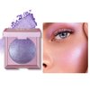 MAEPEOR Face Highlighter 8 Colors Smooth Shimmer Highlighter Palette Longlasting Shiny Face Illuminator Highlighter Makeup (08 Purple)