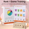 Flash Cards for Toddlers, 40PCS Double Sides Math Flashcards, Colors & Shapes Cognitive Cards, Logic Key Montessori Toys, Preschool Learning Activities for 4 5 6 Years Old