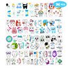 96 PCS Cute First Milk Tooth Dental Dentist Temporary Tattoos Birthday Themed Party Supplies Decorations Favors Fairy Teeth Tattoo Stickers Gifts for Baby Kids Girls Boys Decor School Reward Christmas