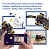 ACEBOTT Smart Robot Car Kit, 4WD Remote Control Car Compatible with Arduino IDE, Electronics Programming Project/STEM Educational/Science Coding Kit for 12+ Teens Adults (Smart Car with Camera Pack)