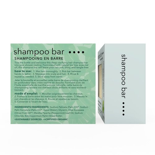 OLIVIA CARE All-Natural Shampoo Bar and Conditioner Bar Repair your hair with this moisturizing bar (Peppermint Shampoo Bar)