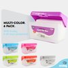 Index Card Holder Purple, 3x5 Note Flash Card Organizer Case, Index Card File w/flip top, Notecard Recipe, Holder, Holds 250 Cards, Also Available in Red, Green, Blue, Grey, Pink (1 PC) – by Enday