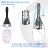Automatic Electric Enema Bulb with 3 Speeds, Adorime Rechargeable Anti Back-Flow Enema Douche for Men Women Colon Cleansing, Silicone Douche Cleaner Enema Kit Douche Bottles 12oz