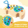 Busy Board for Toddlers Elephant Busy Board Montessori Sensory Board Toy Busy Board with Light Switch Wooden Activity Board for Toddlers