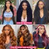 Hairitory 30 Inch Body Wave Lace Front Wigs Human Hair for Black Women 13x4 HD Transparent 180% Density Lace Front Human Hair Wigs Pre Plucked Body Wave Lace Frontal Wig Natural Black (30 inch)