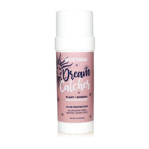 Rustic MAKA Natural Deodorant, Dream Catcher, Magnesium, Vegan, Cruelty-Free, No Baking Soda, No Aluminum, No Parabens, Continuous Odor Control