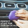 TICARVE 2 Pack Cleaning Gel Car Cleaning Putty Car Slime for Cleaning Car Detailing Gel Car Interior Cleaner Car Accessories Keyboard Cleaner Rose Purple