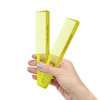 Allegro Combs 9000 Clipper Blending Cutting Wide Teeth Hair Comb For Fading Barbers Hairstylist Men Women Shower Comb Shampoo Styling 2 Piece (Neon Yellow)