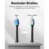 MySmile Electric Toothbrush Replacement Heads, 6 Packs (Black)