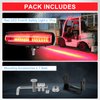 1 Pack Forklift Warning Light LED Forklift Safety Light, Pedestrian Red Zone Warning Lamp, Red Line Boundary Warehouse Work Light Truck 30W, DC12-80V