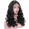 KUN 360 Lace Front Wigs Human Hair Pre Plucked Bouncy Body Wave Human Hair Wig, Glueless Loose Body Wave 360 Lace Wigs for Black Women Brazilian Virgin Human Hair Wigs Natural Color 16 Inches