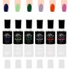 UV-NAILS Gel nail polish cure with UV or LED nail lamp gel polish for nails Set of 6 (MELBOURNE)