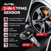 Autel TPMS Sensor MX-Sensor Dual Frequency (315MHz + 433MHz) Press-in OE-Level Universal Programmable TPMS Sensors for Tire Pressure (Press-in Metal Valves Pack of 4)