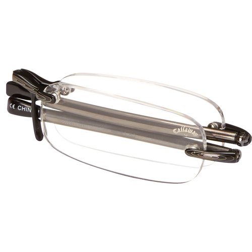 Callaway R920-FB Flip-Top Scorecard Reading Glasses, Black, +2