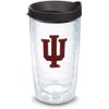 Tervis Made in USA Double Walled Indiana University IU Hoosiers Insulated Tumbler Cup Keeps Drinks Cold & Hot, 16oz Mug, Primary Logo