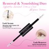 BEPHOLAN Lash Glue Remover &Lash Essential Serum, Bond & Seal Adhesive Removal, Organic Castor Oil for Longer Thicker Lashes,Non-Irritating for Sensitive Eyes, Eye Makeup & Mascara Removal