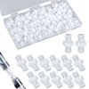 60pcs Syringe Adapter, Female Luer Lock Syringe Luer Lock Connector to Syringe Coupler Adapter Luer Lock Connector Kit