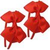 2 Pack Christmas Red Bow Ribbon Headbands for Little Girls Toddlers Cosplay Princess