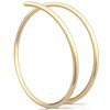 Gold Spiral Nose Ring Hoop - Handmade 14k Gold Double Spiral Nose Piercing - Thin Hypoallergenic 20 Gauge Wire 7mm Nose Piercing Jewelry
