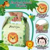 12 Pcs Zoo Party Box Safari Party Favor for Kids Baby Jungle Animal Party Bags Treat Boxes Goodie Bags Safari Themed Birthday Party Supplies Decorations