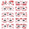 Canada Day Temporary Tattoos, Canada Flag Face Tattoo Stickers Red White Design Flag Maple Leaf Sports Temporary Face Tattoos Stickers for Kids Girls Adults Carnival Party Festival Gifts 10 Sheets