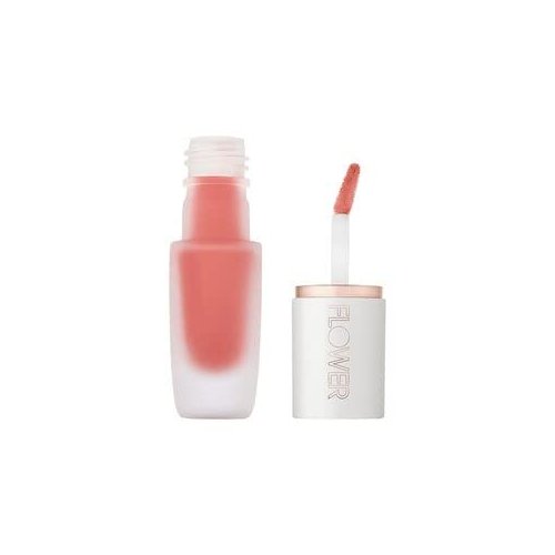 FLOWER BEAUTY By Drew Barrymore Perfect Pout Lip Color - Soft Matte Finish - Liquid Lipstick - Comfortable + Lightweight Feel (Salsa)