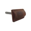 Hide & Drink, Leather Double Edge Safety Razor Head Protective Sheath, Shaving Travel Cover Handmade (Bourbon Brown)