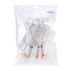 ROSENICE Scalp Massager 5pcs Hand Held Therapeutic Head Scratcher Steel Wire Head Massager with Wooden Handle for Home Spa Relief and Relaxation