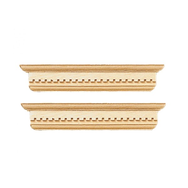 Dollhouse Miniature Yorktown Window Pediment