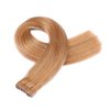 24" Tape ins Human Hair Extensions 70grams/20pcs Medium Golden Brown Silky Straight Seamless Invisible Tape in Extensions for Fullness & Thickness