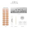 Adora Couture Semi Cured Gel Nail Strips | 20pcs Glossy Holographic Silver Stick-on Gel Nail Sticker | Glaze Nail Strips | Gel Nail Stickers with UV Light Required (Holo Sweet Pea)