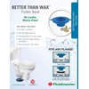 Fluidmaster 7530 Universal Better Than Wax Toilet Seal, Wax-Free Toilet Bowl Gasket Fits Any Drain
