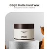 OBgE Matte Hard Wax (4.2oz) - Short Hair Styling Wax for Men & Women. Ultra Strong Hold, Natural Matte Finish, Easy to Use Hair Wax.