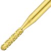 Pana 3/32" Round Bit Safety Nail Carbide Bit - Gold Color (Grit: Medium - M) for Electric Dremel Drill Machine