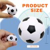 Urspasol 20 PCS Mini Soccer Stress Balls Bulk 1.6 inch Foam Soccer Squeeze Balls Small Mini Sports Themed Balls Soccer Party Favors for Kids Stress Relief for School Carnival Reward