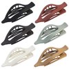 CHANDAT Flat Hair Clips 6 pcs Lay Down Claw Clips French Concord Hair Clips for Thick Hair Alligator Hair Clips for Thin Hair Duck Bill Hair Barrettes Hair Accessories for Women - Basic