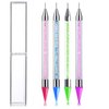 Wax Pencil for Rhinestones, Diamond Painting Pen, Nail Rhinestone Picker Dotting Pen Tool Double Head Jewelry Dotting Pen Nail Art Tools for Nail Art and 5D Diamond Art Painting