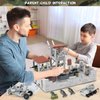 Sitodier Military Base Building Toy for Boys, 489 pcs Army Defence Base Guard Tower Station Building Blocks Set for Kids 6 7 8 9 10 12 14 Years with Mini Weapons & War Accessories
