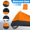 uxcell Motorcycle Cover Rain Dust Protector XXL for Harley Davidson Cruiser Sportster Fatboy Softail Dyna Super Glide